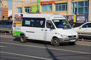 Фото-отчет размещения рекламы на маршрутках