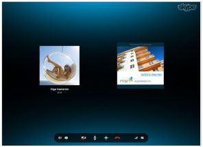 Реклама в Skype во время звонка